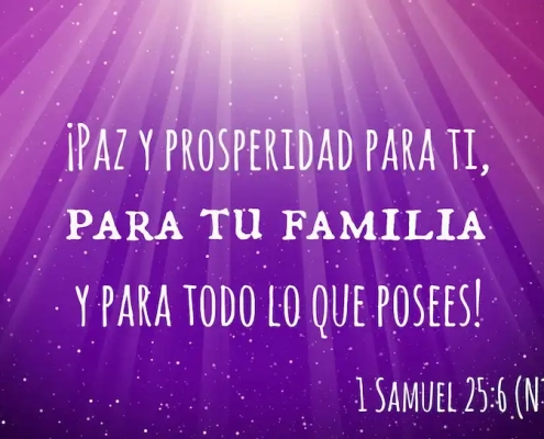 I Samuel 25:6